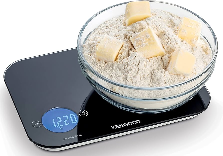 Kenwood Electronic Kitchen Scale Black - WEP50.000BK