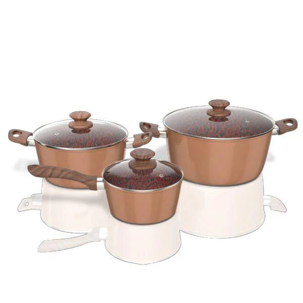 Bennett Read KSC006 Copper & Rock 6pc Cookware Set