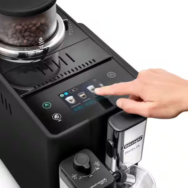 Delonghi - Rivelia Bean to Cup Coffee Machine with Bean Switch EXAM440.55