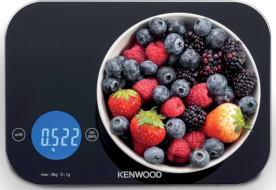 Kenwood Electronic Kitchen Scale Black - WEP50.000BK