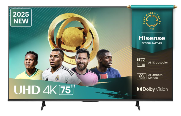 Hisense 75" 4K UHD Smart TV - 75A6Q