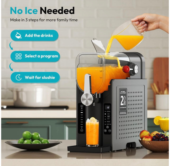 1.8L Home Slush Maker Slushie Machine + FREE slushie mix