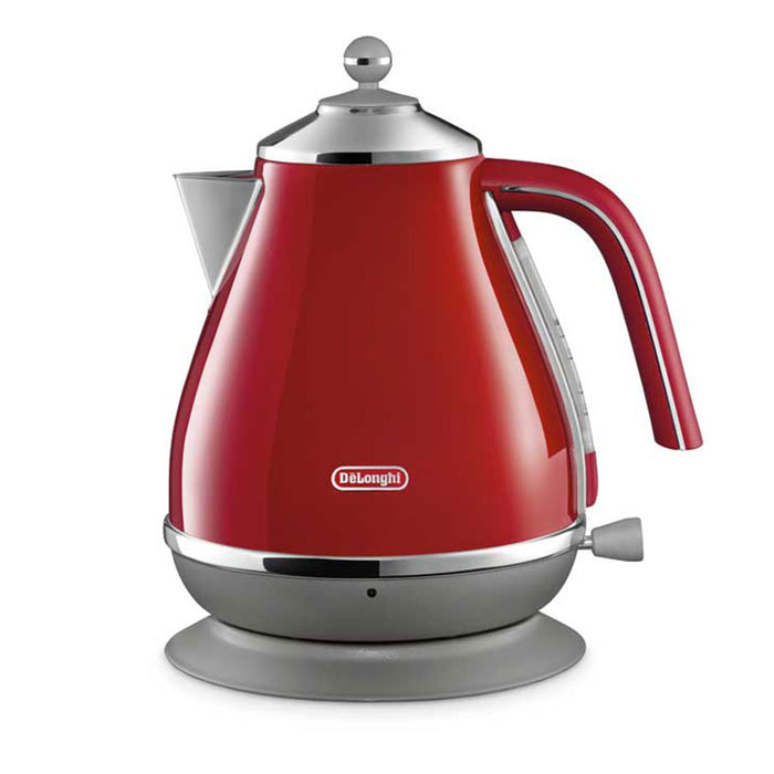 DELONGHI KBOC3001.R Icon Capitals Kettle – Tokyo Red