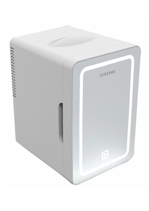 Goldair Compact Beauty Cooler with Mirror & LED Light GMR-600