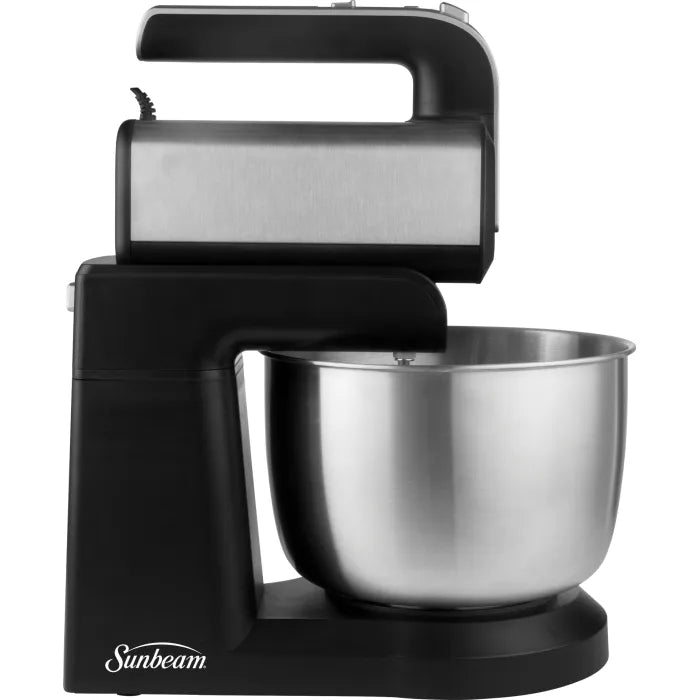 Sunbeam - 300W Hand Mixer with Stand & Bowl - Black