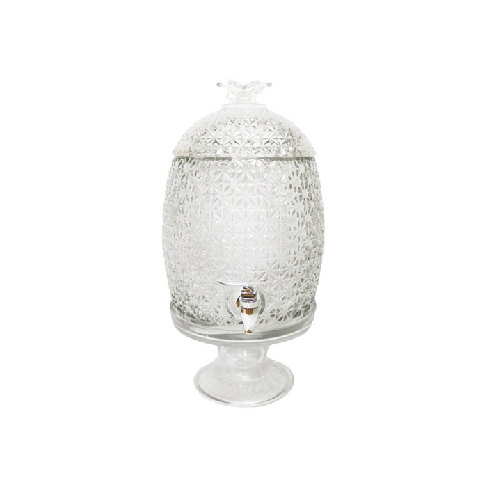 Aqua Water Dispenser 7L Glass Pineapple on stand - 27580