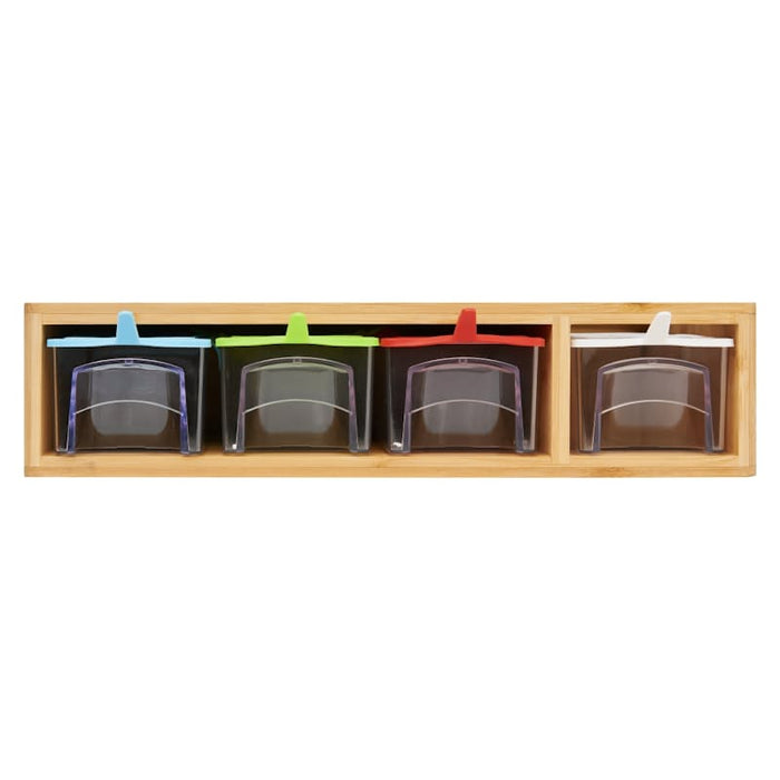 Bernese Series Bamboo Cutting Board with Prep Storage Containers