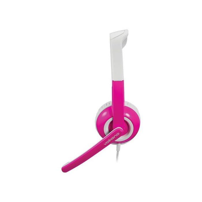 Volkano VK6512PK Kids Headphone with Boom Mic and Cable Protector