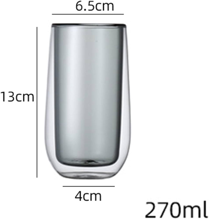 270ml Double Walled Glass