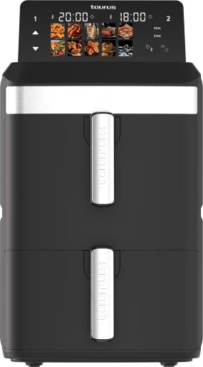 Taurus Air Fryer Dual Stack Digital Non Stick Black 13L 2800W - 973002000