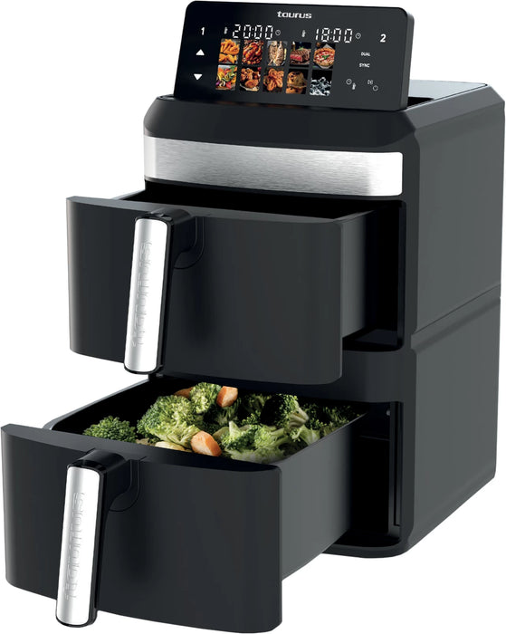 Taurus Air Fryer Dual Stack Digital Non Stick Black 13L 2800W - 973002000
