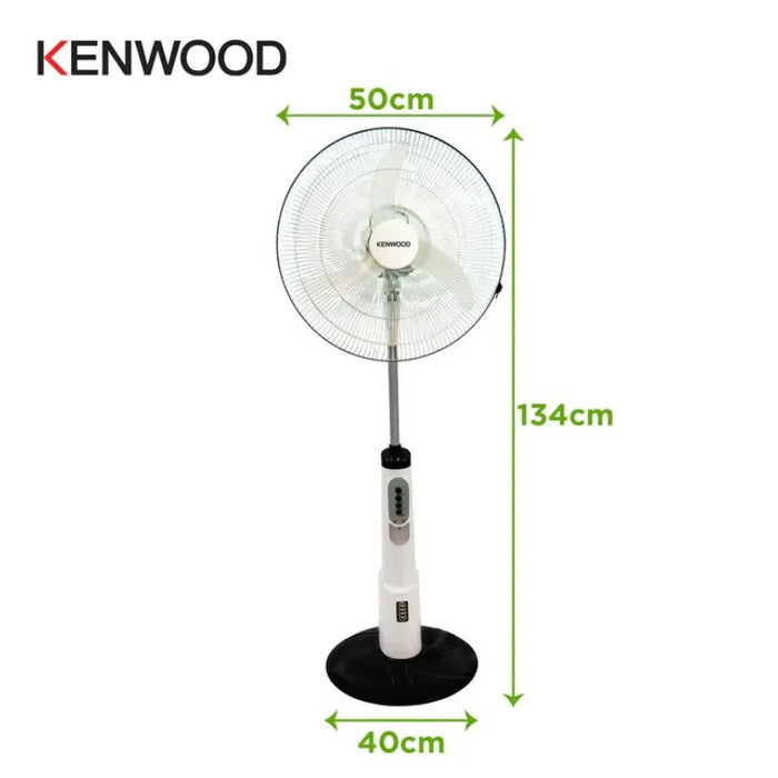 Kenwood - Pedestal Fan 40cm White with Rechargeable Battery - IFP95.000WH