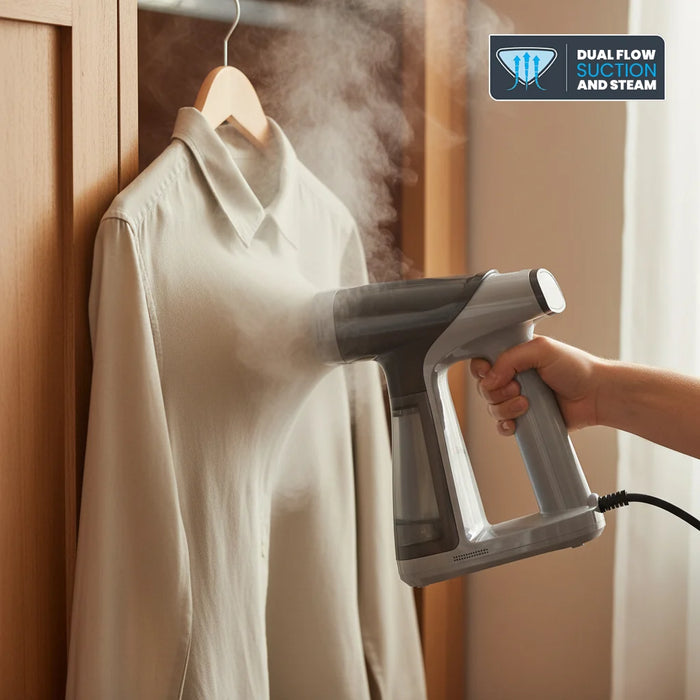 Milex Vacuum Steamer & Iron – 1550W Steam Iron with Integrated Vacuum Technology