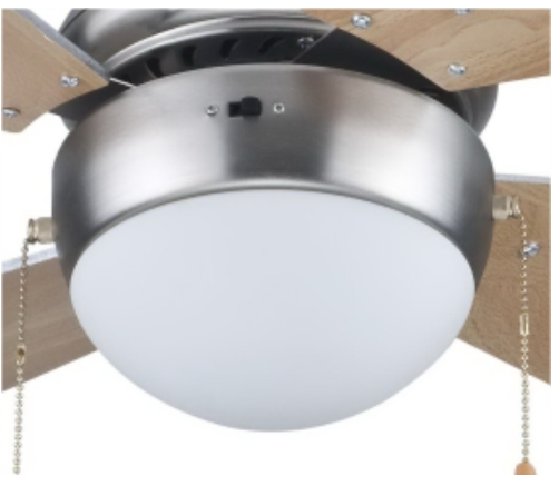 Goldair - 4-Blade Ceiling Fan 106cm with 1 Light  - GCF-132