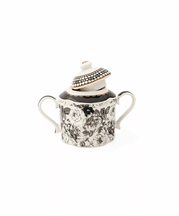 Jenna Clifford Black Rose Sugar Pot- JC7238