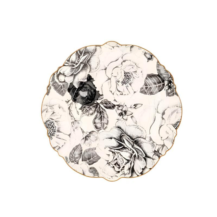 Jenna Clifford Black Rose Side Plate set of 4- JC7233