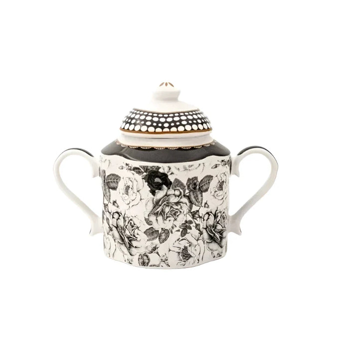 Jenna Clifford Black Rose Sugar Pot- JC7238