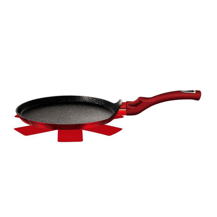 Berlinger Haus 28cm Marble Coating Pancake  Pan (Burgundy Metallic)