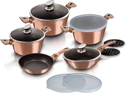 Berlinger Haus BH-7029 Non-Stick Coated Aluminium Cookware Set  (13 - Piece)