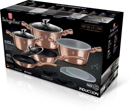 Berlinger Haus BH-7029 Non-Stick Coated Aluminium Cookware Set  (13 - Piece)