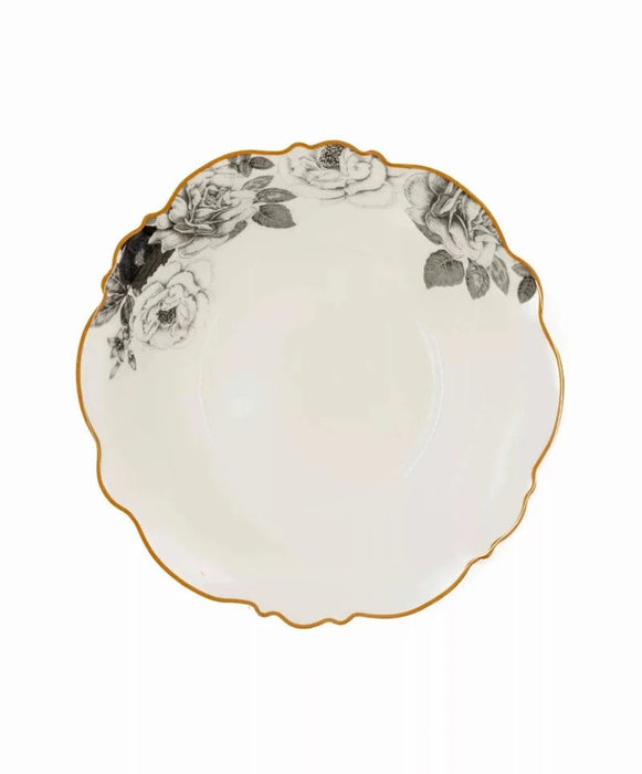 Jenna Clifford Black Rose Salad Bowl- JC7241