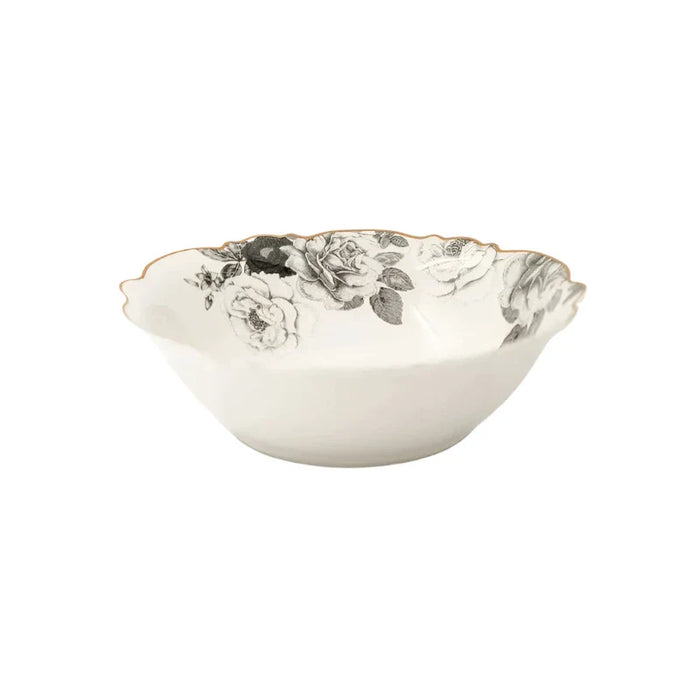 Jenna Clifford Black Rose Cereal Bowl set of 4- JC7234
