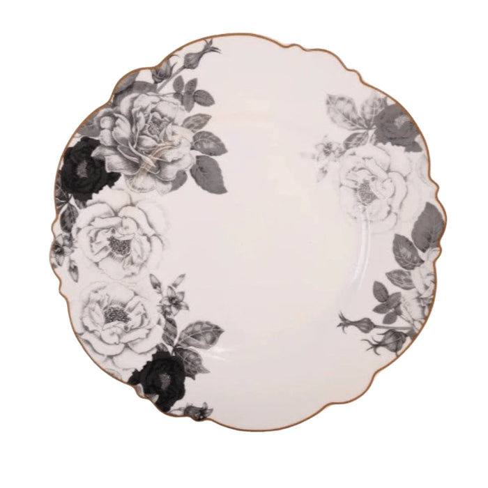 Jenna Clifford Black Rose Charger 30cm JC-7240