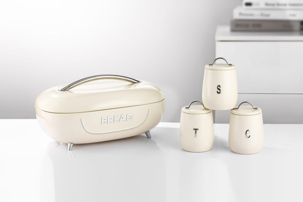 Primo Monogrammed 4 Piece Bread Bin & Canister Set