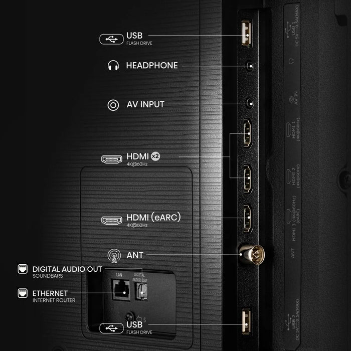 Hisense  65" 4K UHD QLED Smart TV - 65Q6Q