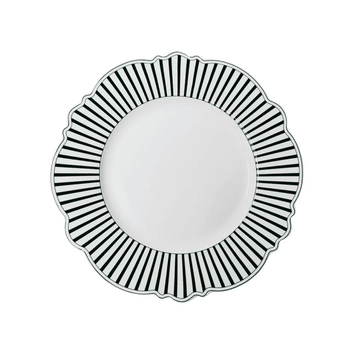Jenna Clifford Ivory Noir Dinner Plate Set of 4