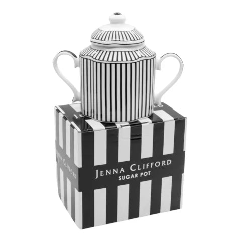 Jenna Clifford Ivory Noir Sugar Pot 350ml JC-7385