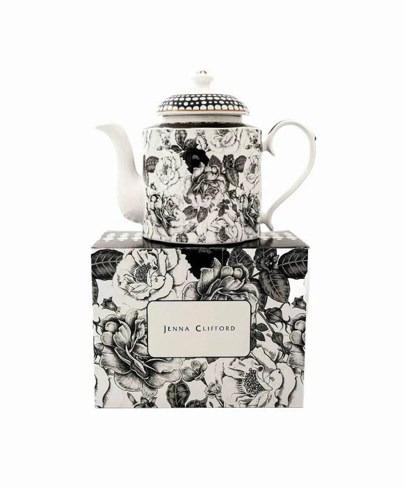 Jenna Clifford Black Rose Tea Pot 1200ml JC-7237
