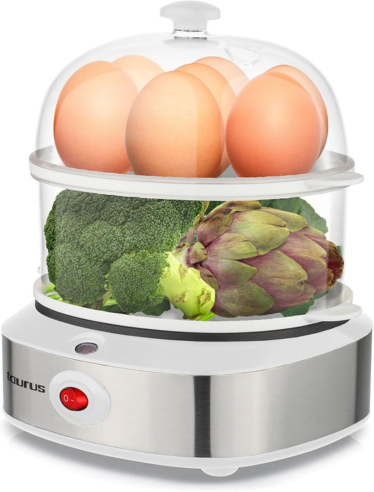 Taurus Egg Boiler 14 Egg Plastic 2Tier 360W "Vapor D'ou"