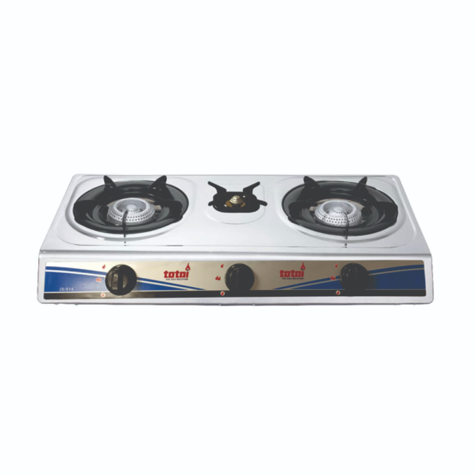 TOTAI 3 BURNER STAINELESS STEEL TABLETOP GAS STOVE