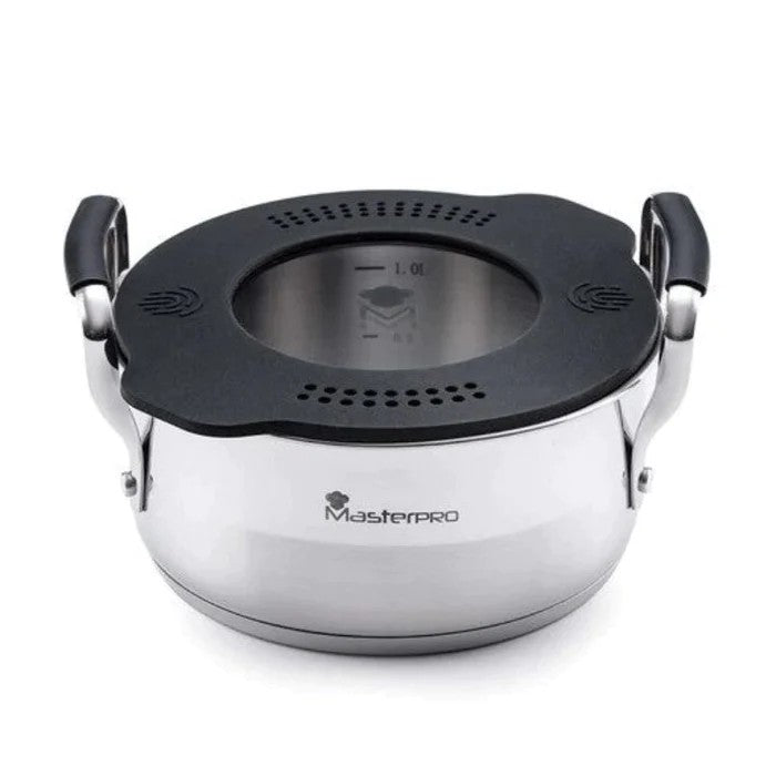Masterpro Stackable SS 28cm Casserole with Lid